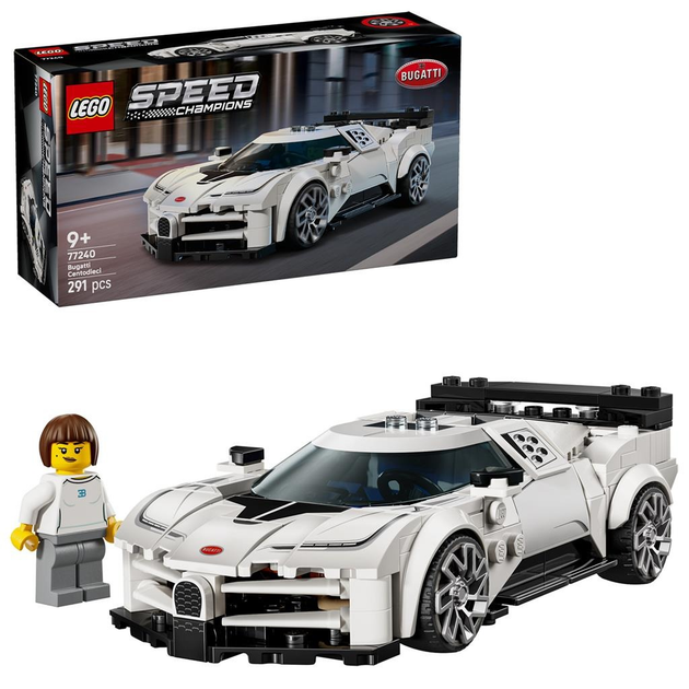 Zestaw klocków LEGO Speed Champions Hipersamochód Bugatti Centodieci 291 element 77240 (5702017816081) - obraz 2