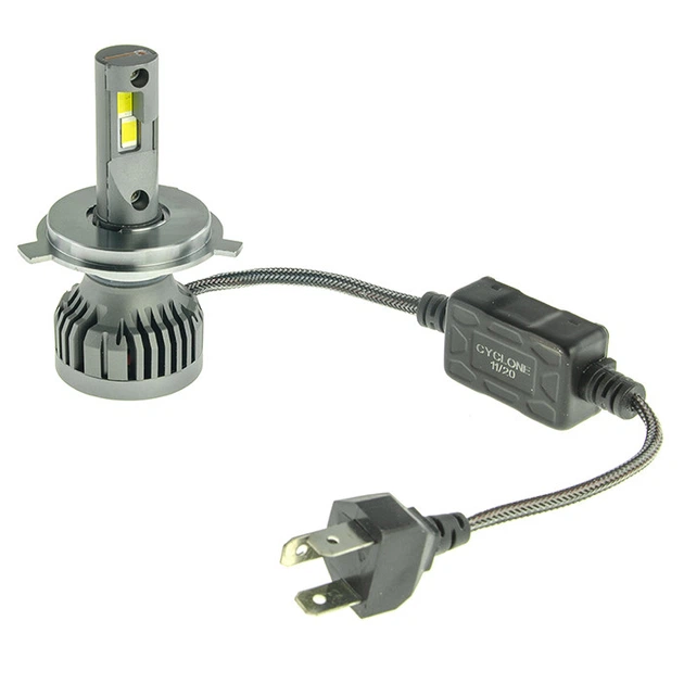 Лампа светодиодная для фар CYCLONE LED H4 5500K 10000LM TYPE 34 2 шт комплект - изображение 3