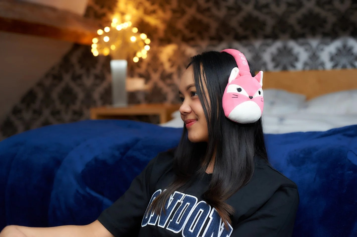 Słuchawki Squishmallows Plush Bluetooth Fifi The Fox (5060777101053) - obraz 7