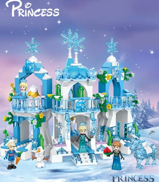 Великий дитячий конструктор Холодне Серце Frozen крижаний замок