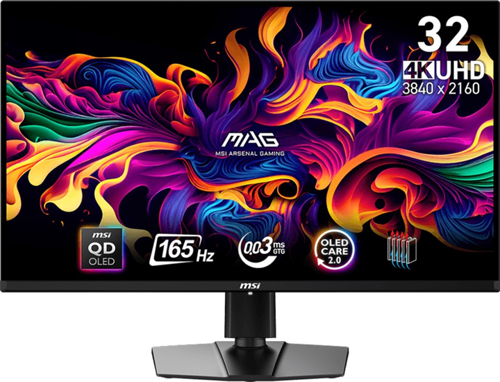 Монітор 31.5" MSI MAG 321UPDE QD-OLED (4711377293488) - зображення 1