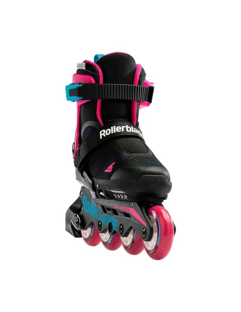 Ролики дитячі Rollerblade Microblade Free G 36-40.5 р Чорно-рожеві з блакитним - Фото 5 Ролики дитячі Rollerblade Microblade Free G 36-40.5 р Чорно-рожеві з блакитним - изображение 5