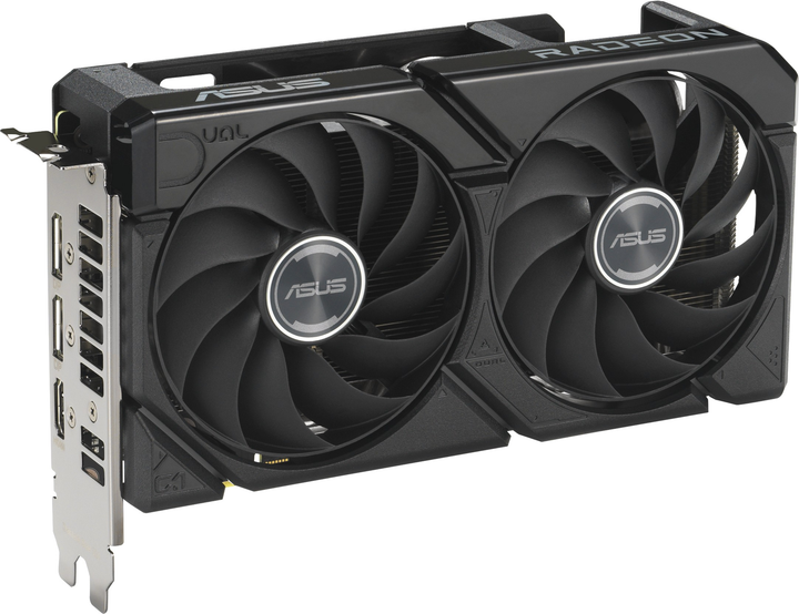 Відеокарта ASUS PCI-Ex Radeon RX 9060 XT Dual 8GB GDDR6 (128bit) (3150/20000) (HDMI, 2 x DisplayPort) (90YV0MI1-M0NA00) - зображення 2