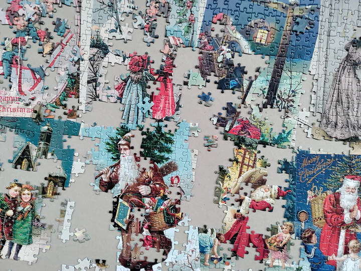 Puzzle Tactic Kartki bożonarodzeniowe 1000 elementów (59223) (6416739592237) - obraz 4