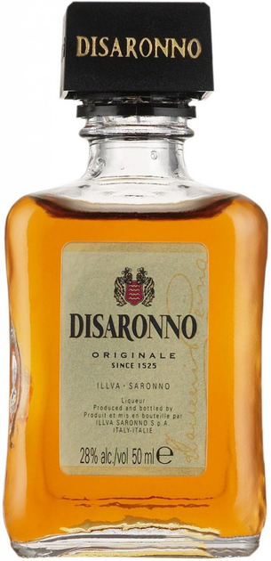 Ликер Disaronno Original 0.05 л 28% (8001110001187) - изображение 1