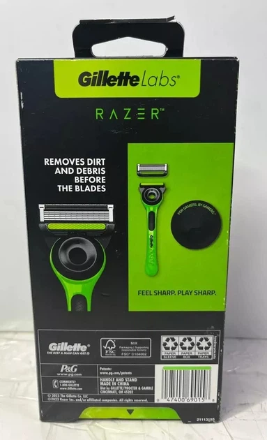 Мужской станок Gillette Labs RAZER с подставкой и запасным картриджем - изображение 3