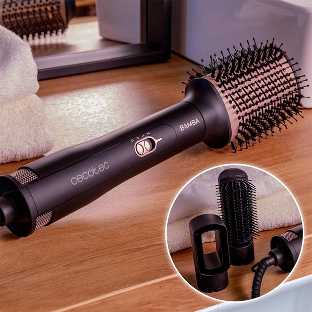 Фен-щітка Cecotec CeramicCare 3in1 Styler Чорний - зображення 5