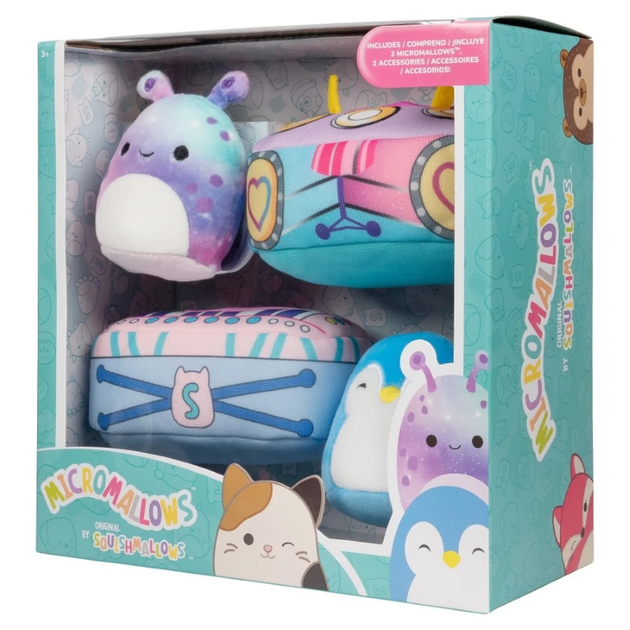 Maskotka Squishmallows Micromallows That's My Jam 2 szt 6 cm (0191726748069) - obraz 2