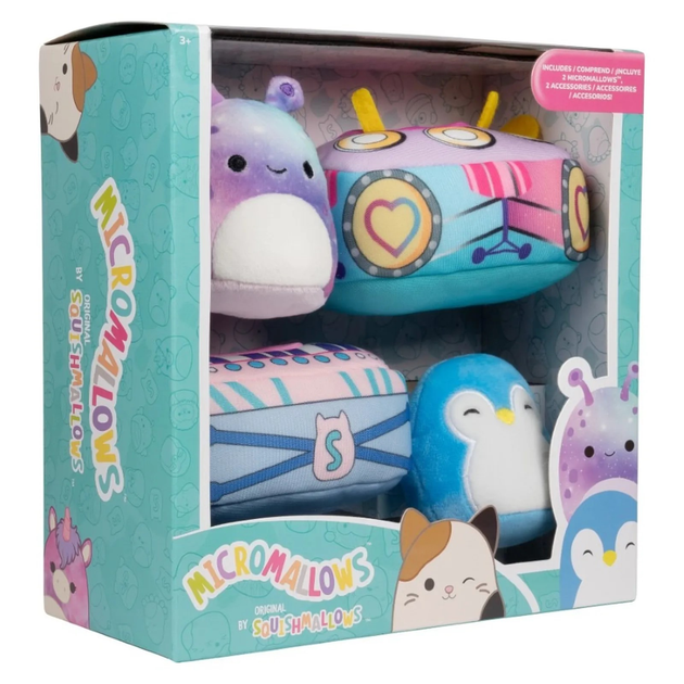 Maskotka Squishmallows Micromallows That's My Jam 2 szt 6 cm (0191726748069) - obraz 3