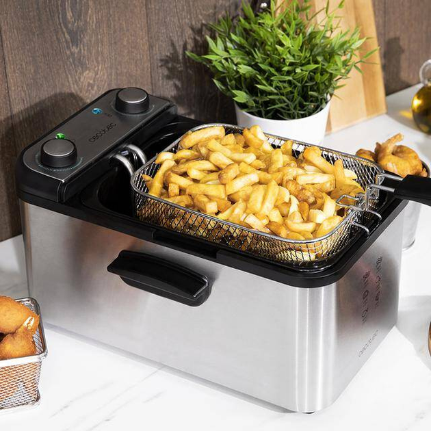 Frytkownica Cecotec CleanFry Infinity 3000 Full Inox (112180) - obraz 3