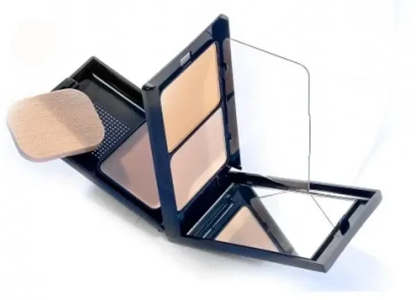 Пудра для лица компактная 2 в1 Triumf Ideal Balance TF CТR01 №1Натуральный - изображение 6
