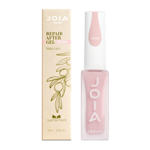 Минерализованное средство для укрепления ногтей после гель-лака Repair After Gel нюдовый JOIA vegan 8 мл. 4820259343118 - Фото 2 Минерализованное средство для укрепления ногтей после гель-лака Repair After Gel нюдовый JOIA vegan 8 мл. 4820259343118 - изображение 2