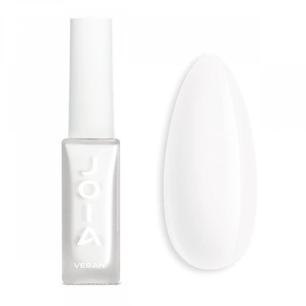 Лак для нігтів Nail care polish 4in1 01 Ideal white JOIA vegan 8 мл 4820259343835 - зображення 2
