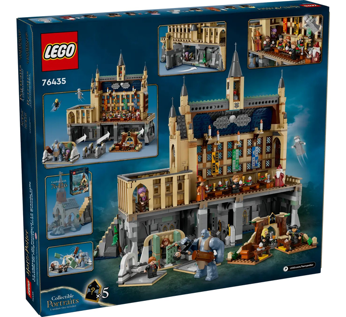 Конструктор LEGO Harry Potter Замок Гоґвортс: Велика зала 1732 деталей (76435) (955555908382748) - Уцінка - зображення 1