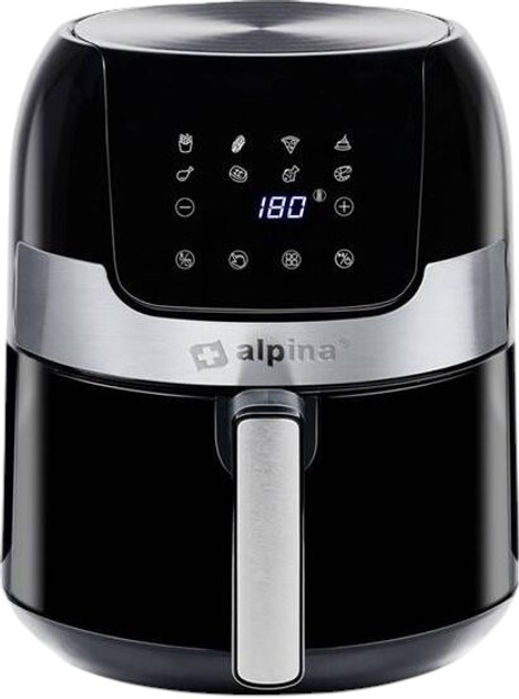 Frytkownica beztłuszczowa Alpina 3.5 l Czarna - obraz 1