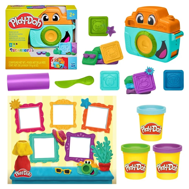 Ciastolina Hasbro Play-Doh Kreatywny aparat z akcesoriami G0502 (5010996289704) - obraz 2