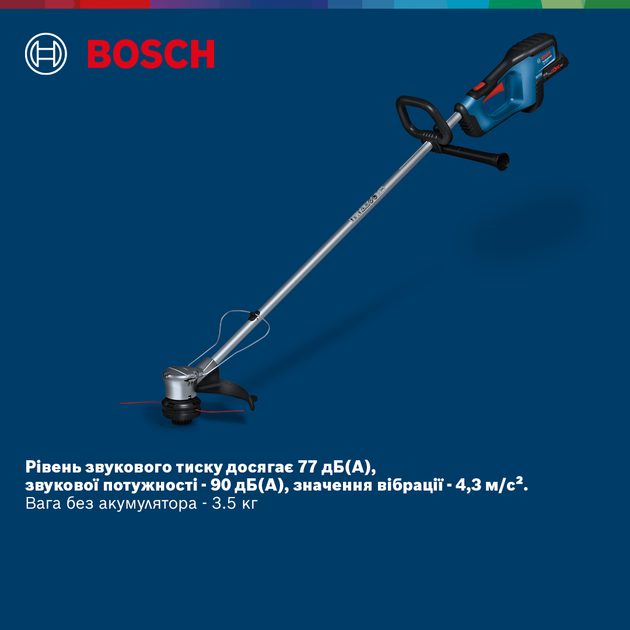 Аккумуляторный триммер Bosch GRT 18V-33 (solo) (06008D0000) - изображение 6