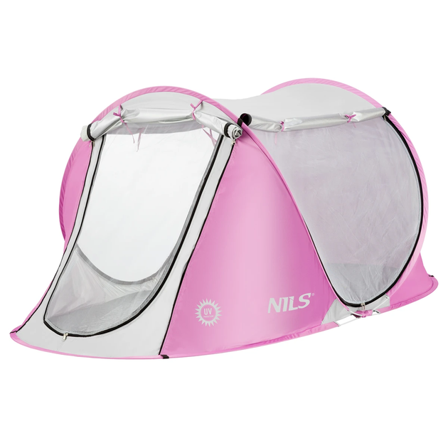 Пляжний намет Nils Camp саморозкладний NC3043 Рожевий (5907695523683) - зображення 4