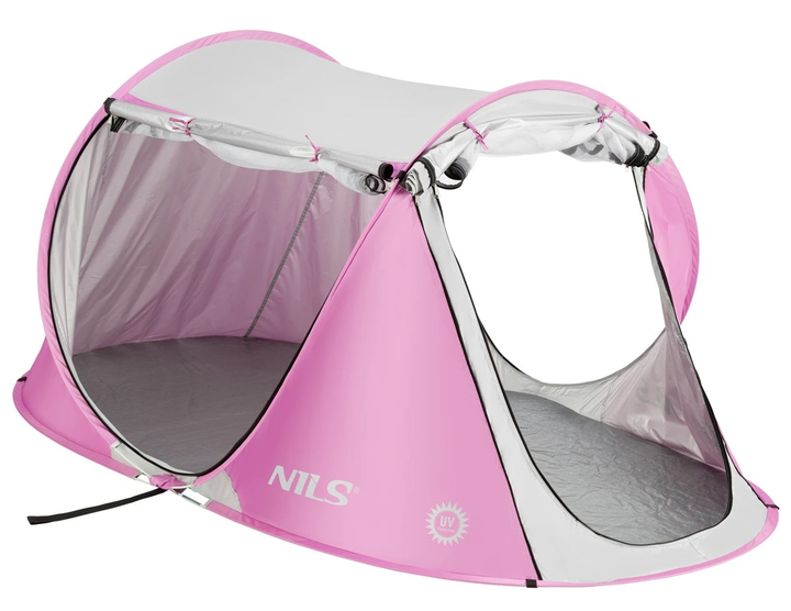 Пляжний намет Nils Camp саморозкладний NC3043 Рожевий (5907695523683) - зображення 5
