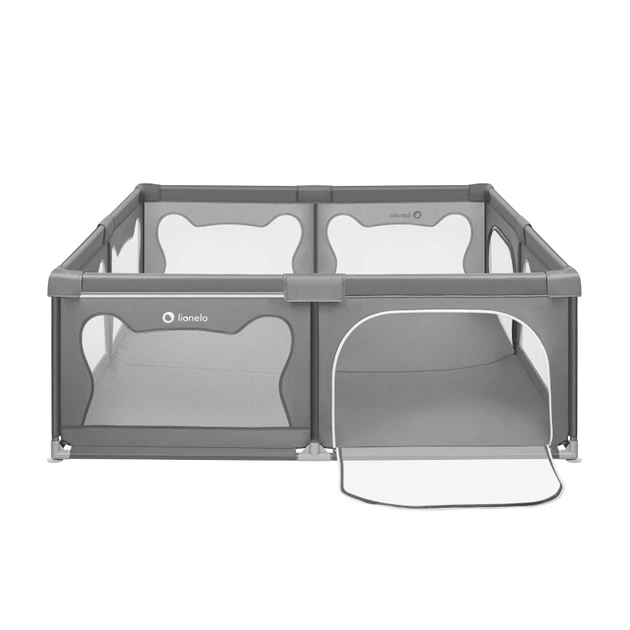 Манеж Lionelo WILLOW XL 207 х 68 х 187 см - сірий - Фото 3 Манеж Lionelo WILLOW XL 207 х 68 х 187 см - сірий - изображение 3