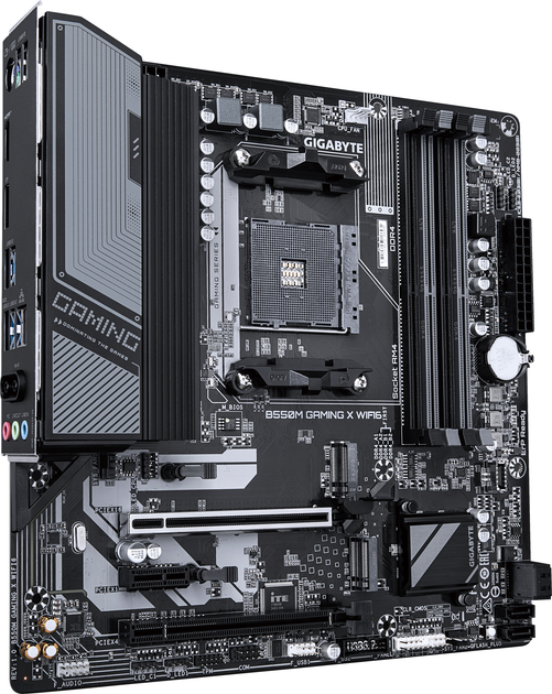 Płyta główna Gigabyte B550M GAMING X WIFI6 (sAM4, AMD B550, PCI-Ex16) - obraz 2