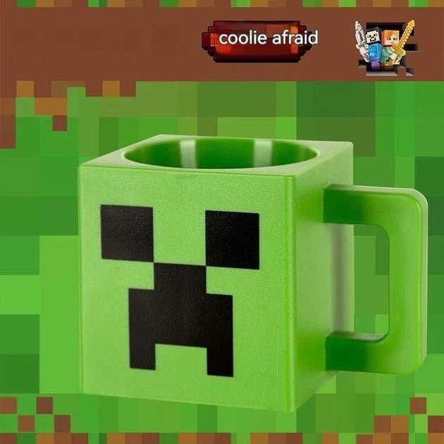 Чашка майнкрафт кружка minecraft крипер creeper 290мл зелёная - изображение 5