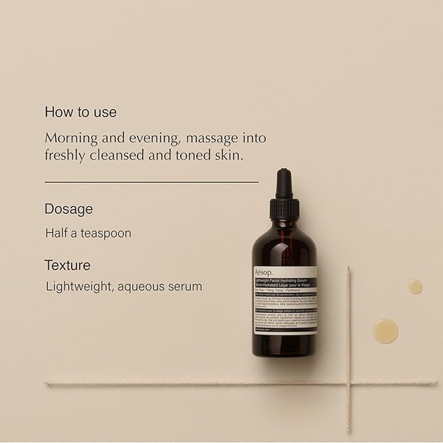 Сироватка для обличчя Aesop Lightweight Facial Hydrating з вітаміном C 100 мл (9319944010503) - зображення 2