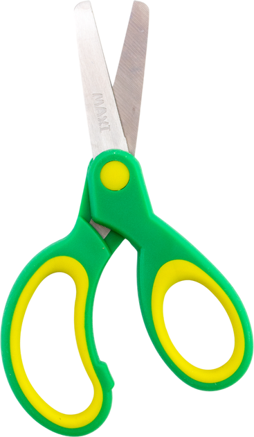 Упаковка ножниц детских Maxi 13.3 см Салатовые x 12 шт (MX49463_12) - изображение 3