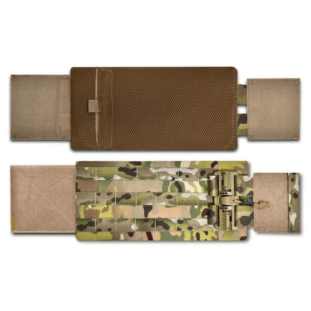 Модернизированная плитоноска Warrior Assault Systems QRC size L мультикам с удлиненной липучкой для фиксации плит - изображение 7
