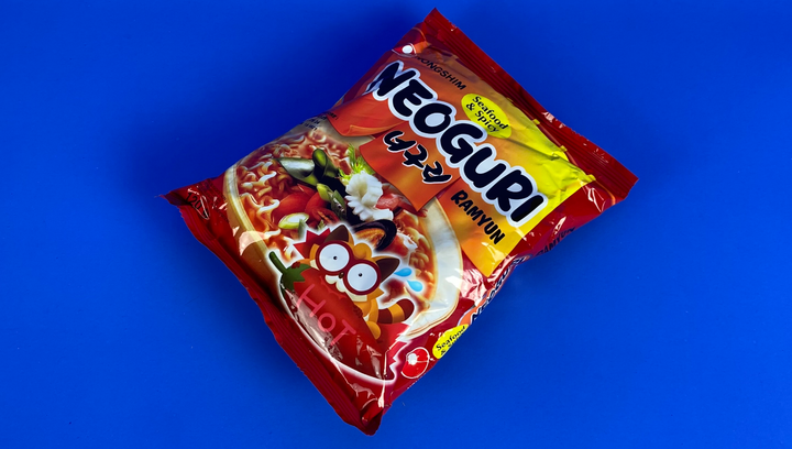 Локшина Nongshim Neoguri Рамьон з Морепродуктами Гостра 120g - зображення 4