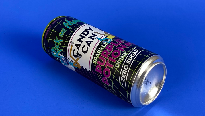 Напиток Candy Can Rick and Morty Sweet Grape Zero Sugar 330ml от