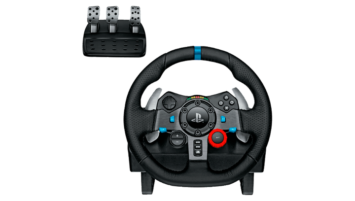 Руль Проводной Logitech PlayStation 4 G29 Driving Force Racing Wheel (941-000110, 941-000112) Black - изображение 2