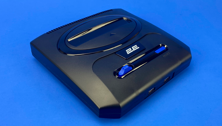 Консоль 2E 16bit Sega Mega Drive Wireless Сontrollers + 2 Беспроводных Геймпада Black + 913 Встроенных Игр - изображение 3