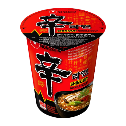 Локшина Nongshim Shin Ramyun Гриби Овочі Гостра 68g - Фото 1 Локшина Nongshim Shin Ramyun Гриби Овочі Гостра 68g - зображення 1