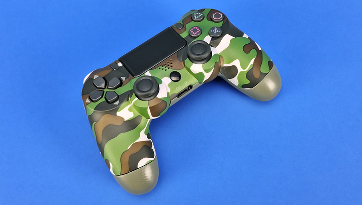 Геймпад Бездротовий RMC PlayStation 4 DoubleShock 4 Green Camo - зображення 3