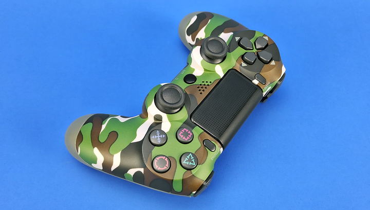 Геймпад Бездротовий RMC PlayStation 4 DoubleShock 4 Green Camo - зображення 4