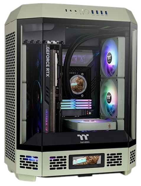 Obudowa Thermaltake The Tower 600 Matcha Green (CA-1Z1-00MEWN-00) - obraz 1