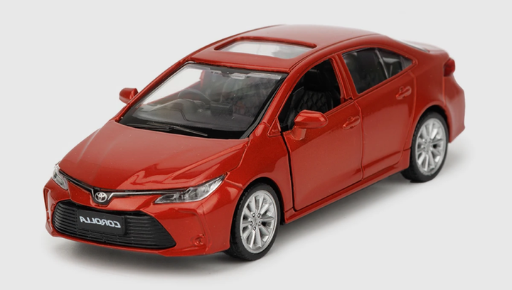 Машинка Автопром Toyota Corolla Hybrid 1:32 Red - зображення 4