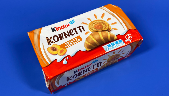 Круасан Kinder Kornetti Персик-Абрикос 252g - изображение 2
