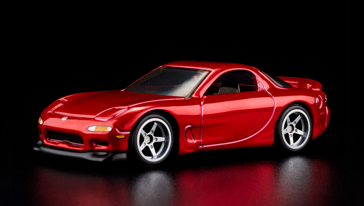 望*）様 Mazda RX-7 レッドミニカー Машинка Premium Hot Wheels 1993 Mazda RX-7 R1 Red Line Club RLC 1