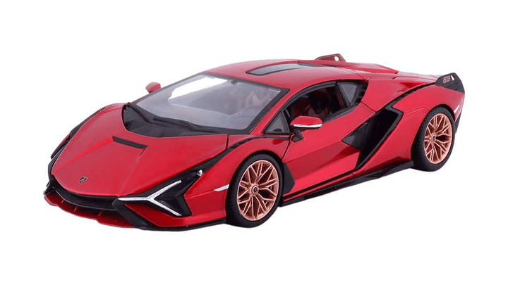 Машинка Bburago Lamborghini Sian FKP 37 1:24 Red - зображення 2