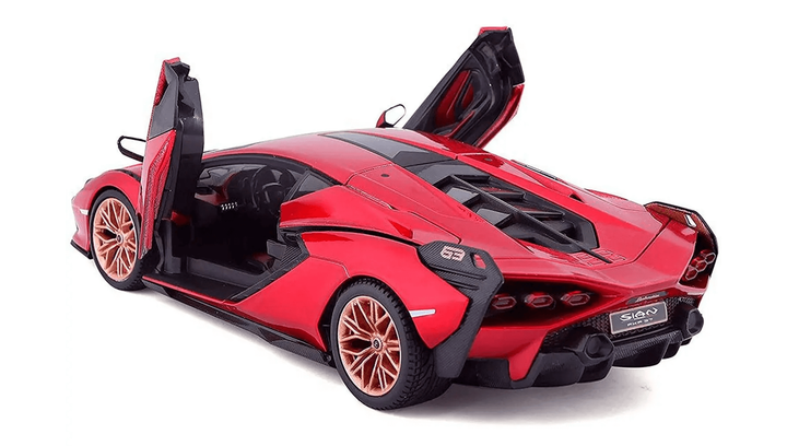 Машинка Bburago Lamborghini Sian FKP 37 1:24 Red - зображення 4
