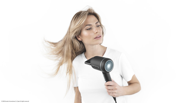 Фен Cecotec IoniCare 6000 RockStar Ice Чорно-блакитний - зображення 7
