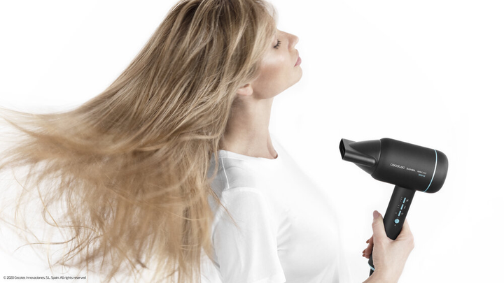 Фен Cecotec IoniCare 6000 RockStar Ice Чорно-блакитний - зображення 11
