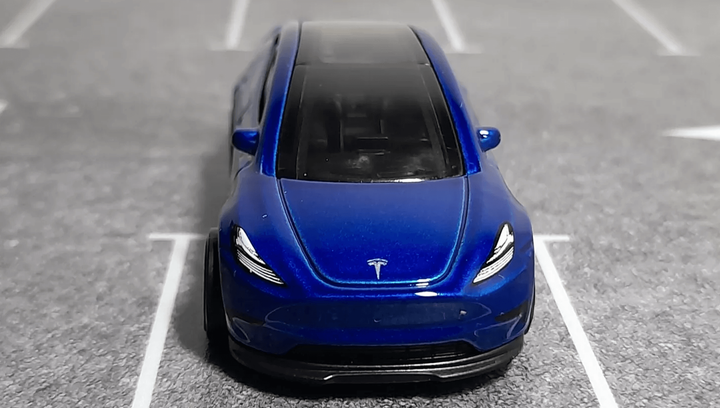Машинка Базовая Hot Wheels Tesla Model Y Green Speed 1:64 HTB80 Dark Blue - Фото 5 Машинка Базовая Hot Wheels Tesla Model Y Green Speed 1:64 HTB80 Dark Blue - изображение 5