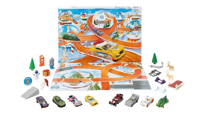 Набор Hot Wheels Адвент-Календарь 2024 1:64 HTG00 White - изображение 4