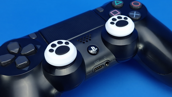 Накладки на Стики RMC Cat Paw for Playstation 5 4 3 2 1 Xbox Series One 360 White - Фото 4 Накладки на Стики RMC Cat Paw for Playstation 5 4 3 2 1 Xbox Series One 360 White - изображение 4