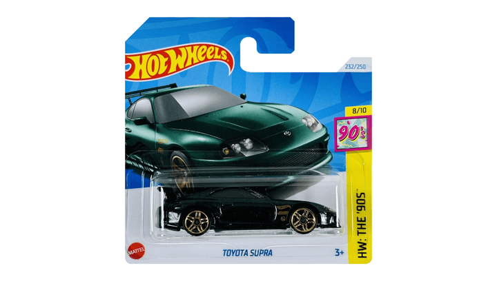 Машинка Базовая Hot Wheels Toyota Supra The `90S 1:64 HTB09 Green