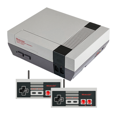 Набор Консоль Nintendo NES FAT Europe Grey Без Геймпада Б/У + Геймпад Проволочный Grey 2.7m 2 шт - Фото 1 Набор Консоль Nintendo NES FAT Europe Grey Без Геймпада Б/У + Геймпад Проволочный Grey 2.7m 2 шт - изображение 1