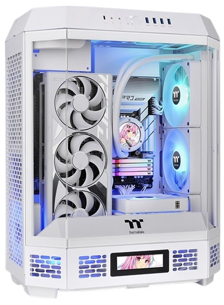 Obudowa Thermaltake The Tower 600 Snow (CA-1Z1-00M6WN-00) - obraz 1